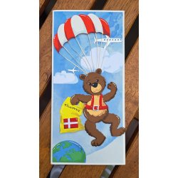 Dies/skre stencils, By Lene's BLD1784, Luftballon