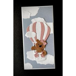 Dies/skre stencils, By Lene's BLD1784, Luftballon