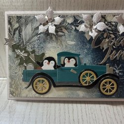 Dies/skre stencils, By Lene's BLD1788, Lille isbjrn &amp; Pingviner