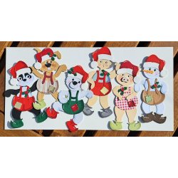 Dies/skre stencils, By Lene's BLD1789, Tilbehr til BLD1778-Isbjrn &amp; mange andre figurer