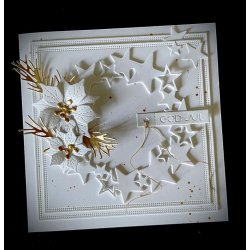 Dies/skre stencils, By Lene's BLD1791, Stjernekrans