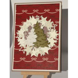 Dies/skre stencils, By Lene's BLD1792, Fyrtrer / juletrer