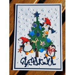 Dies/skre stencils, By Lene's BLD1793, Smt julepynt