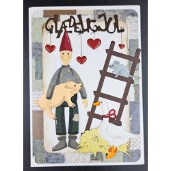 Dies/skre stencils, By Lene's BLD1797, Tilbehr til langbenet julenisse - BLD1796