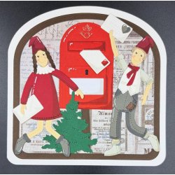 Dies/skre stencils, By Lene's BLD1797, Tilbehr til langbenet julenisse - BLD1796