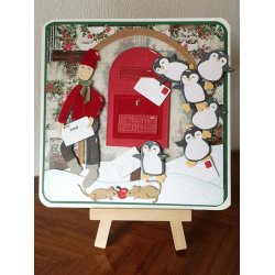 Dies/skre stencils, By Lene's BLD1802, Postkasse &amp; breve