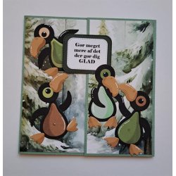 Dies/skre stencils, By Lene's BLD1805, Stor Tukan