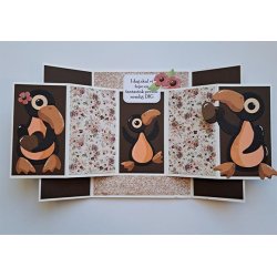 Dies/skre stencils, By Lene's BLD1805, Stor Tukan