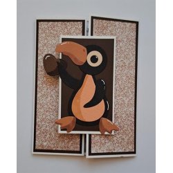 Dies/skre stencils, By Lene's BLD1805, Stor Tukan