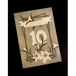 Dies/skre stencils, By Lene's BLD1809, Rammer &amp; Banner m/tekster