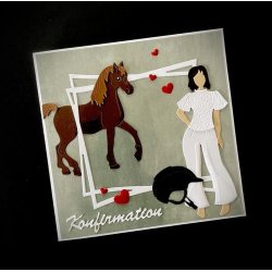 Dies/sk�re stencils, By Lene's BLD1811, Firkantede rammer &amp; 3 tekster