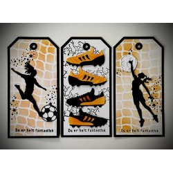 Dies/sk�re stencils, By Lene's BLD1814, Fodboldst�vler
