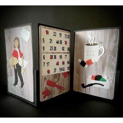 Dies/sk�re stencils, By Lene's BLD1815, Banko og alt mulig tilbeh�r