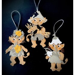 Dies/sk�re stencils, By Lene's BLD1816, Trolde