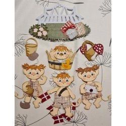 Dies/sk�re stencils, By Lene's BLD1818, Tilbeh�r til troldene (BLD1816) - fluesvampe, k�lle, kurv, stol &amp; bord