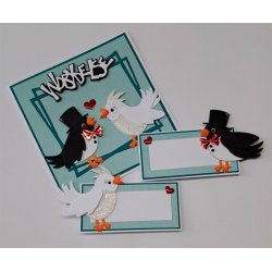 Dies/sk�re stencils, By Lene's BLD1821, Fugle 