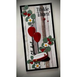 Dies/sk�re stencils, By Lene's BLD1834, Studenter ballon