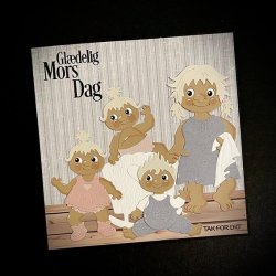 Dies/sk�re stencils, By Lene's BLD1839, Troldeunger/Babytrolde