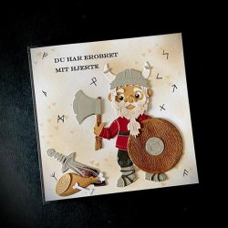 Dies/sk�re stencils, By Lene's BLD1846, Tilbeh�r til Vikinger (BLD1844), Mandet�j &amp; sk�g