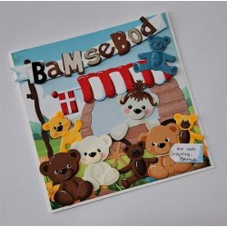 Dies/sk�re stencils, By Lene's BLD1848, Salgsvogn m/tilbeh�r