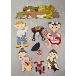 Dies/sk�re stencils, By Lene's BLD1851, Tr�kasse m/gr�ntsager