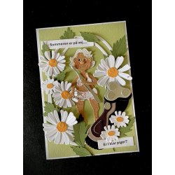 Dies/sk�re stencils, By Lene's BLD1853, Senior-serien; En moden kvinde