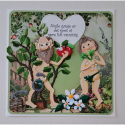 Dies/sk�re stencils, By Lene's BLD1853, Senior-serien; En moden kvinde