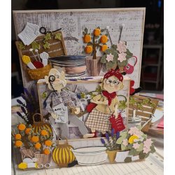 Dies/sk�re stencils, By Lene's BLD1856, Senior-serien; En �ldre herre