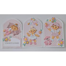 Dies/sk�re stencils, By Lene's BLD1866; Baby ting; sutter, bil, bamse