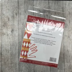 Dies/skre stencil, Tilbehr til juletromme, Dan dies 7921