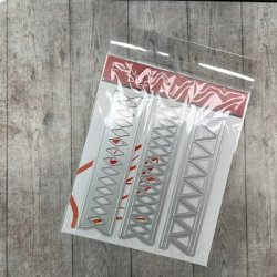 Dies/skre stencil, Tilbehr til juletromme, Dan dies 7921