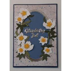 Dies/skre stencils, By Lene's julerose, BLD1495