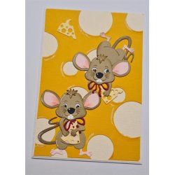 Dies/skre stencils, By Lene's mus, BLD1497