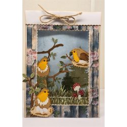 Dies/skre stencils, By Lene's rdhalse/fugle, BLD1498