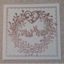 Dies/skre stencils, By Lene's krans &amp; hjerter, BLD1504