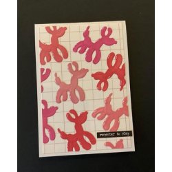 Dies/skre stencils, By Lene's ballondyr, BLD1509