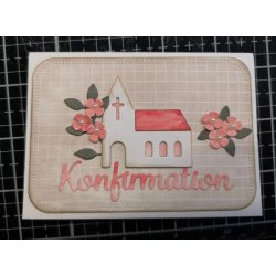 Dies/skre stencil, Simple&Basic, SBD233, kirker i 2 str.