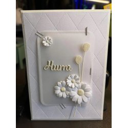 Dies/skre stencil, Simple&Basic, SBD237, Margueritter