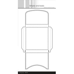 Die/sk�re stencil, Simple&Basic, SBD240, �ske 10x10 cm
