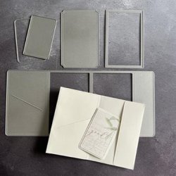 Dies/skre stencil, Simple&Basic, SBD241, Omslag til A7 kort