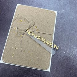 Dies/skre stencil, Simple&Basic, SBD259, ord m/je til ophng (student, kon/non-firmation)