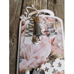 Dies/skre stencil, Simple&Basic, SBD271, ord m/je til ophng (knus, kram, kondolerer)