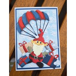 Embossing folder fra By Lene BLE1016; Sne / Snefnug