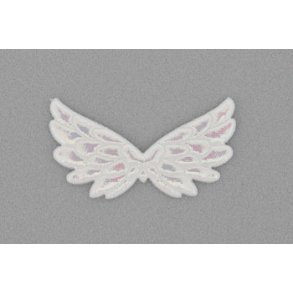 Englevinger, perlemor, 5cm, 5stk