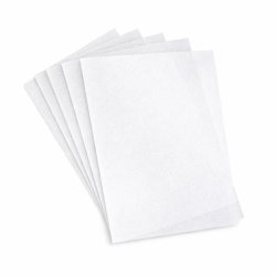 Vellum A4, 202g, Hvid m/s�lvsk�r, "White Silver", 5 ark, PFSS902