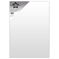 Spejlkarton A4, "Frosted silver", 250g/m2, 5ark, Paper Favourites PFSS005