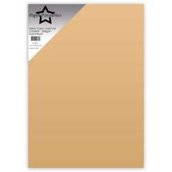 Spejlkarton A4, mat lys honning-guld "Gold Pearl", 250g/m2, 5ark, Paper Favourites PFSS007
