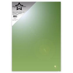 Spejlkarton A4, Glossy "Holly Green" , 250g/m2, 5ark, Paper Favourites PFSS107