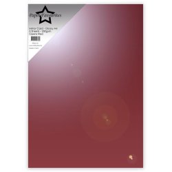 Spejlkarton A4, Glossy "Opera Red, 250g/m2, 5ark, Paper Favourites PFSS110