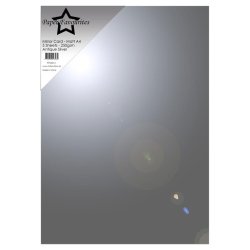 Spejlkarton A4, "Antique Silver", 250g/m2, 5ark, Paper Favourites PFSS113, glossy